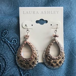 Laura Ashley Open Teardrop Earrings